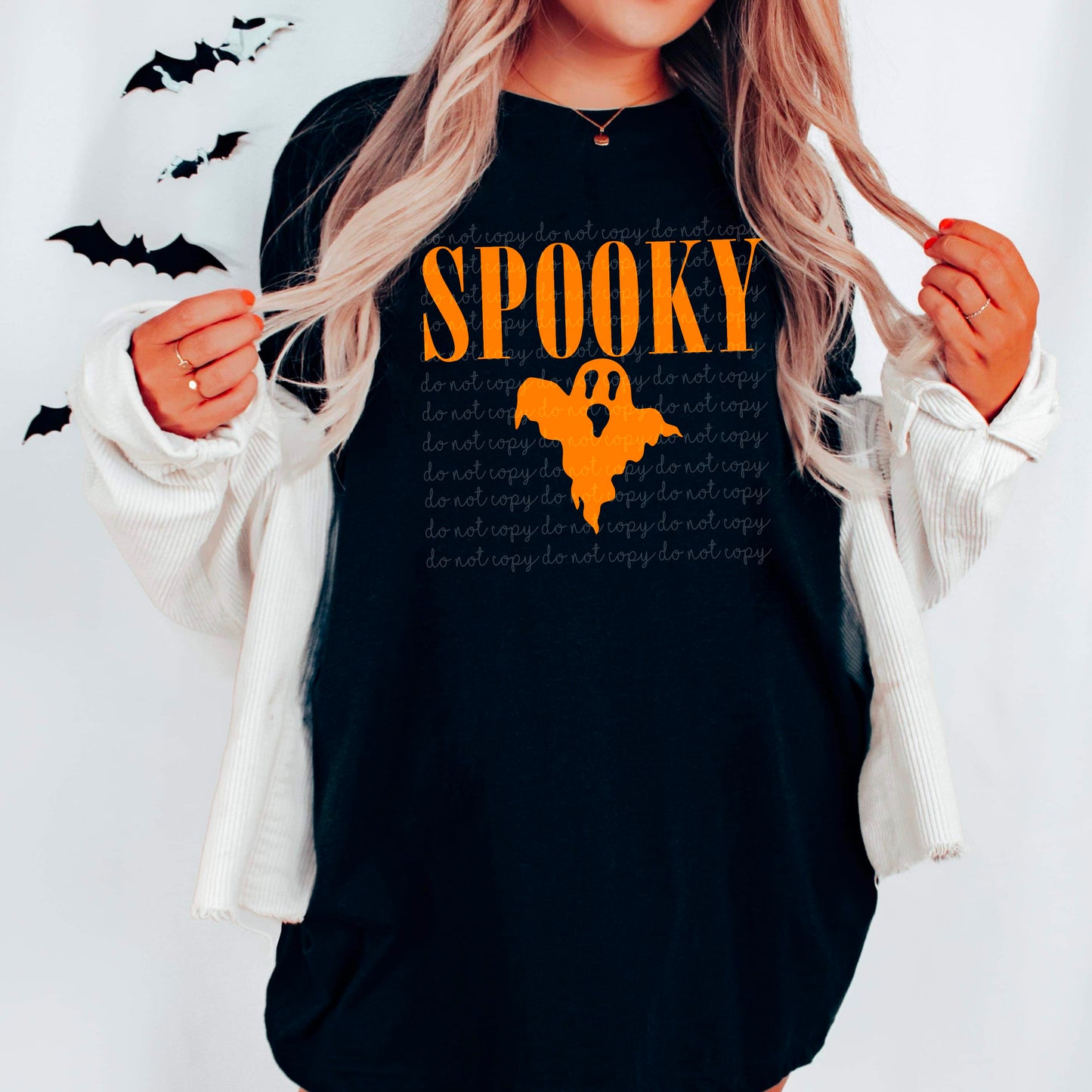 Spooky Ghost Halloween Gildan Soft Style T-Shirt