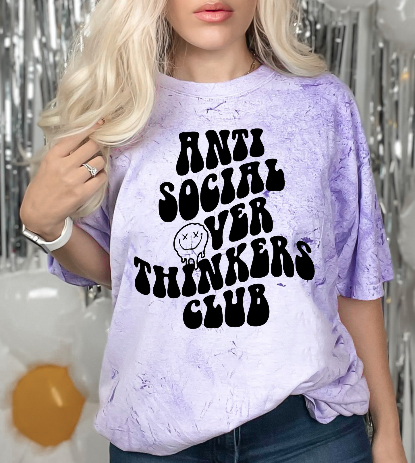 Anti Social Over Thinkers Club Comfort Colors T-Shirt
