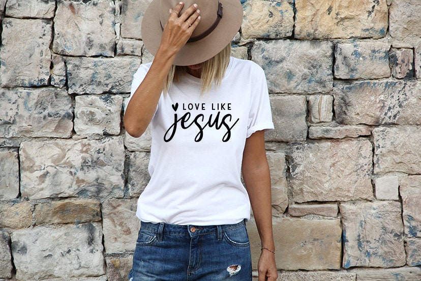 Love Like Jesus Screen  Tshirt or Sweatshirt