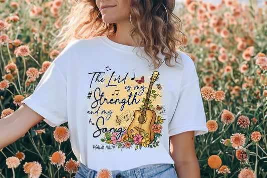 a woman standing in a field of flowers