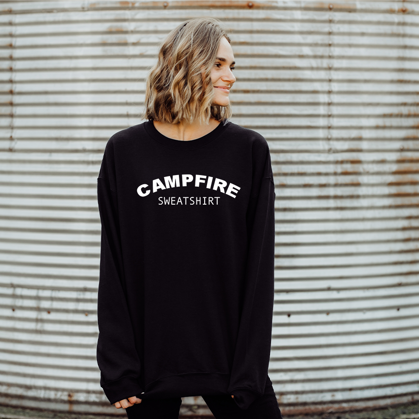 Campfire Sweatshirt PUFF Gildan Softstyle Sweatshirt