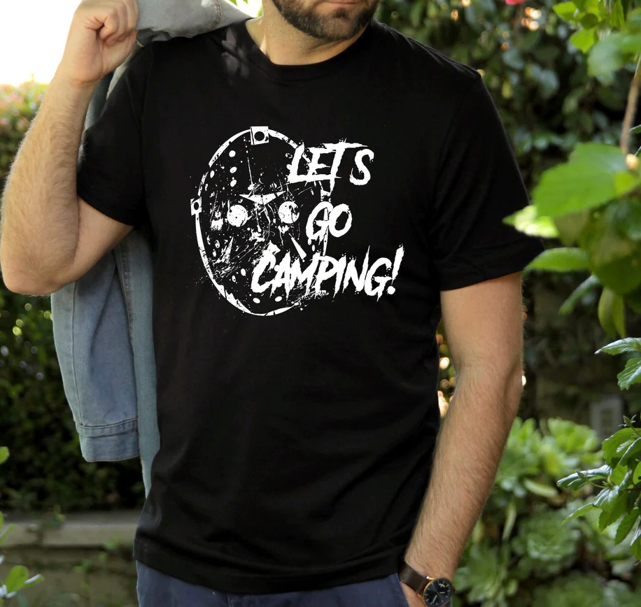 Lets Go Camping Gildan Softstyle T-shirt