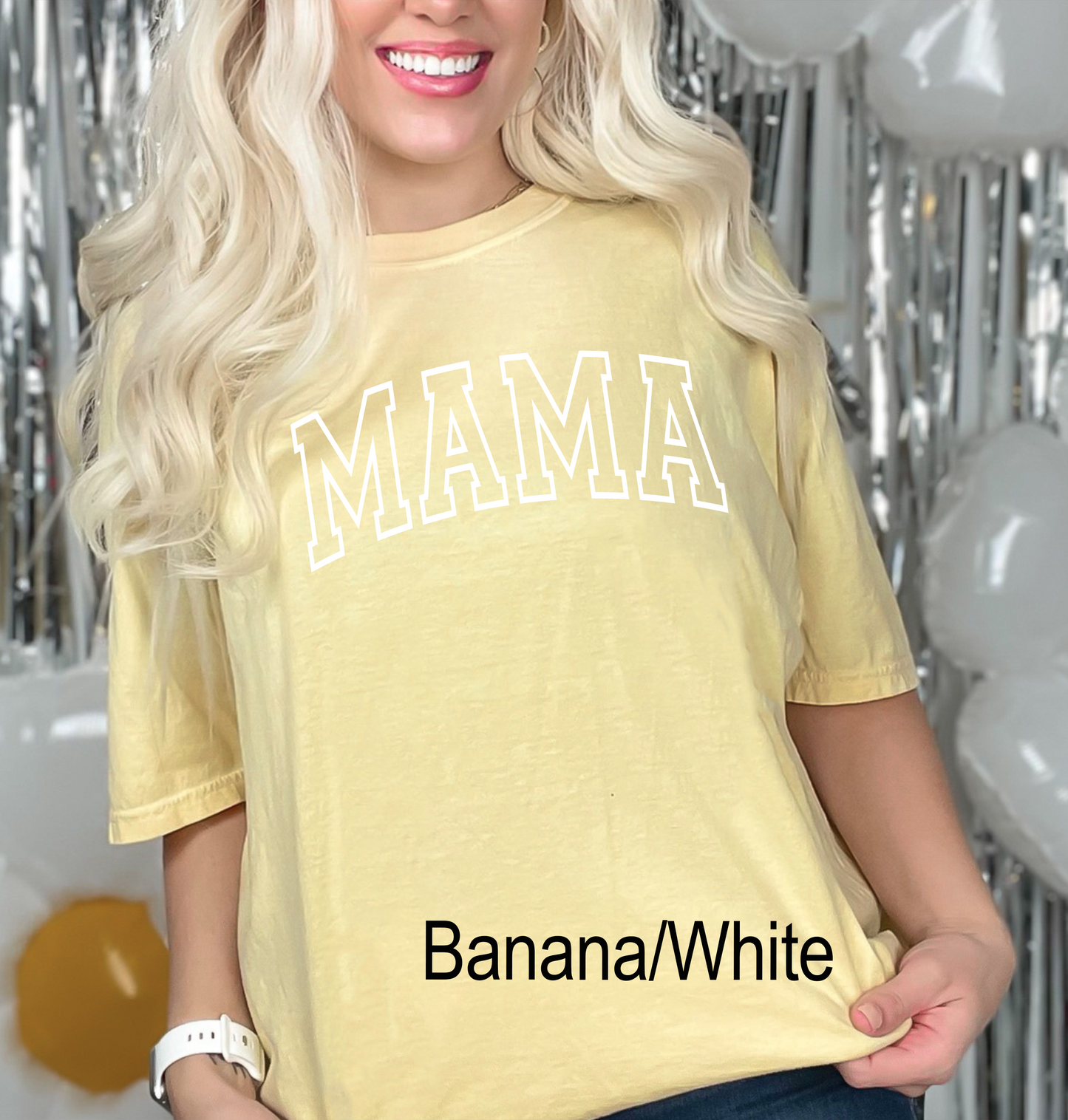 PUFF Mama Comfort Colors Banana T-Shirt