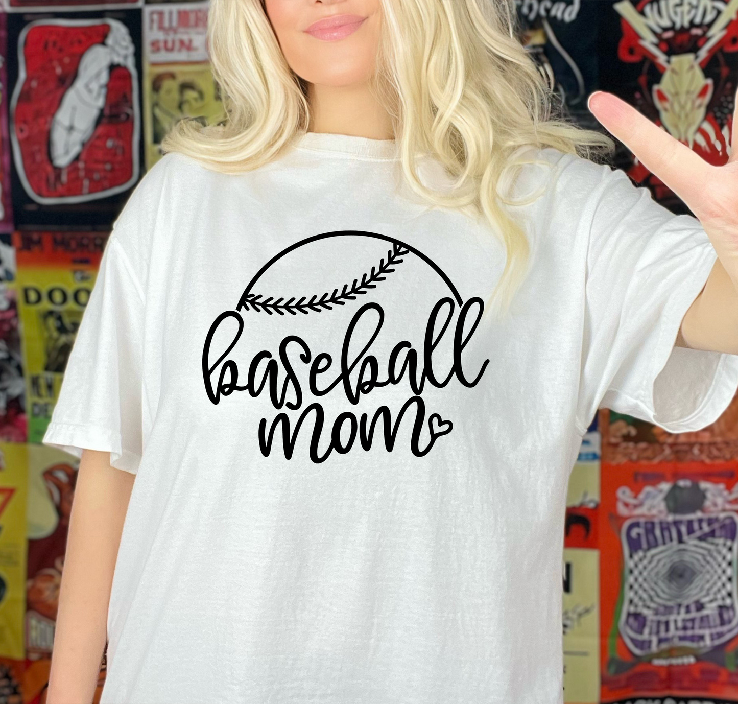 Baseball Mom Comfort Colors T-Shirt