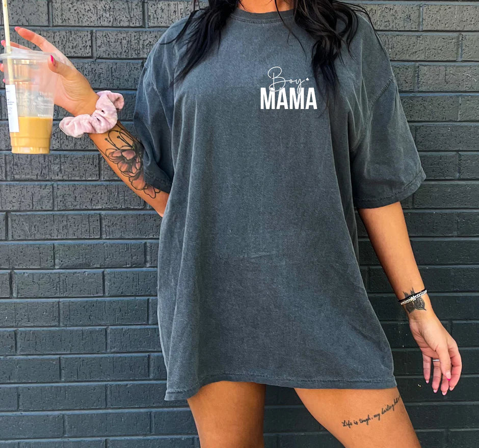 Boy Mama Comfort Colors T-Shirt