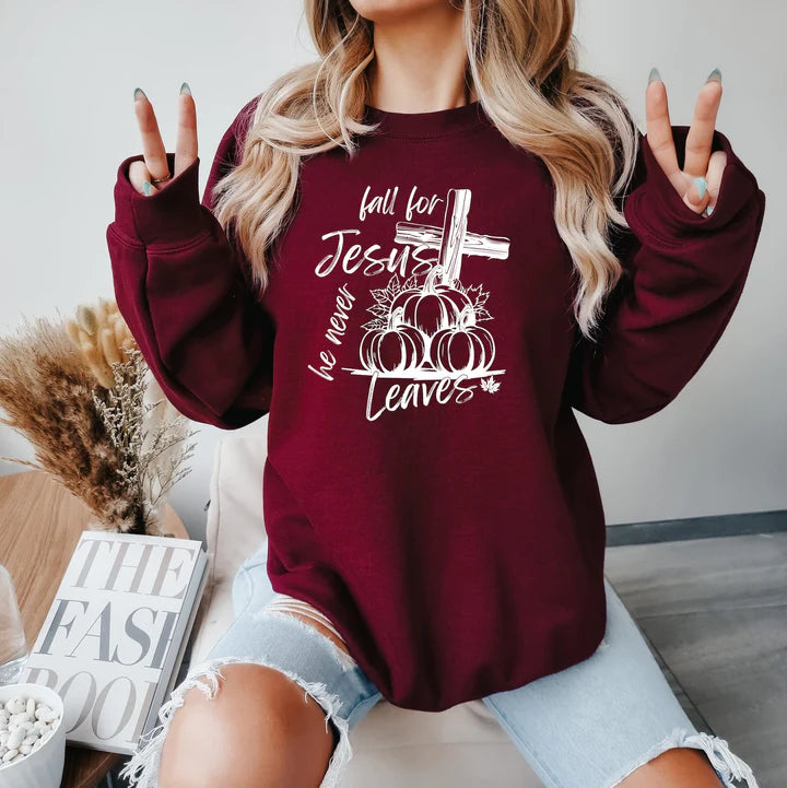 Fall for Jesus Gildan Sweatshirt