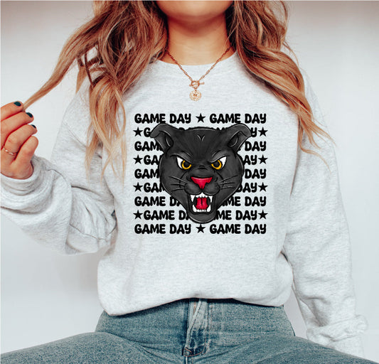 Game Day Panthers  Sweatshirt or T-shirt