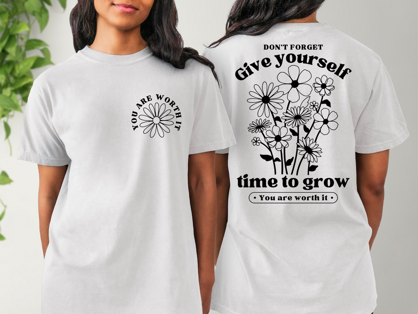 Give Yourself Time To Grow Comfort Colors T-Shirt