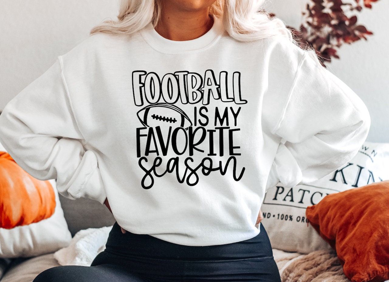 Football Is My Favorite Season Gildan Heavy Blend Sweatshirt