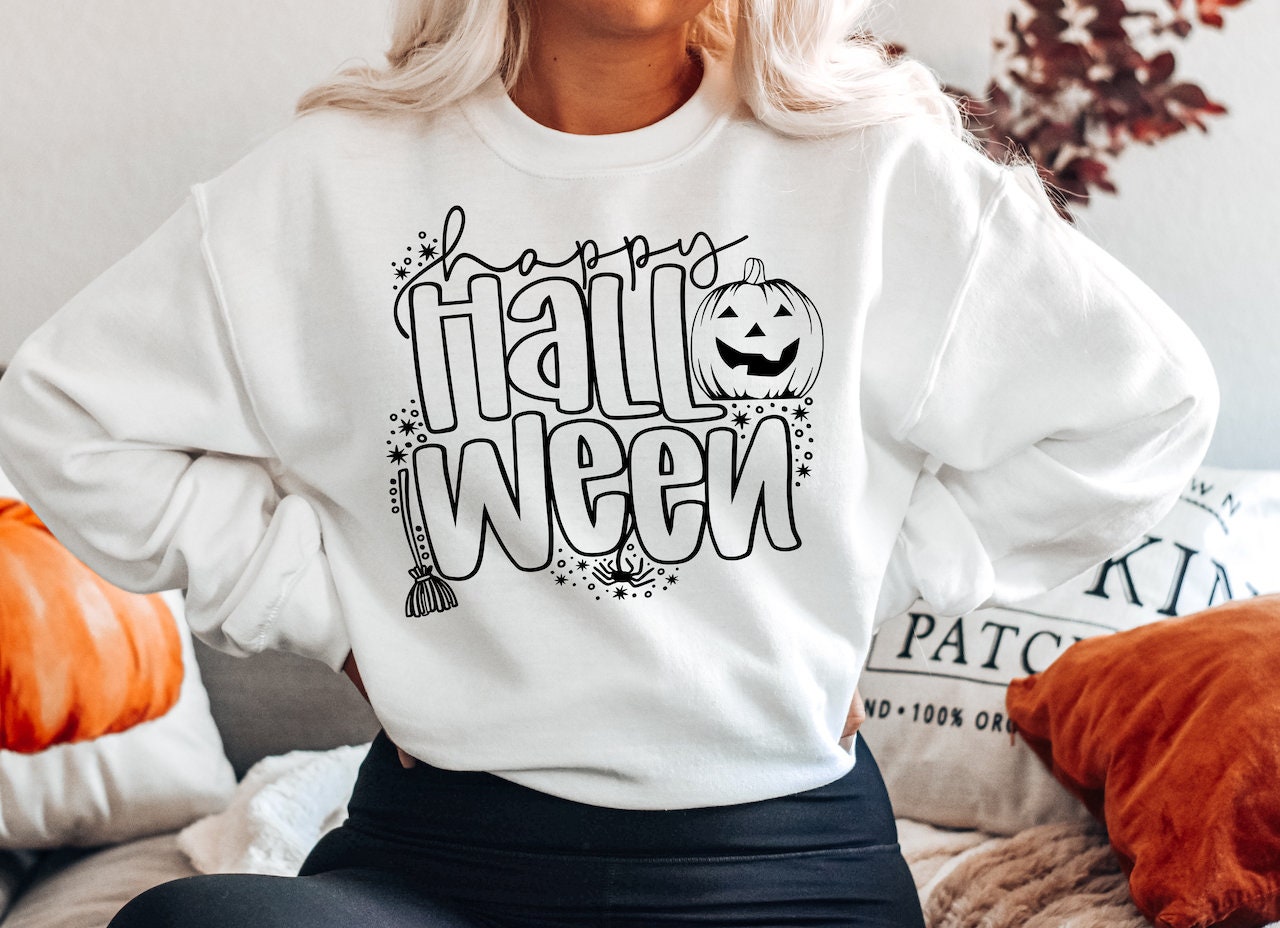 Happy Halloween Gildan Softstyle Sweatshirt