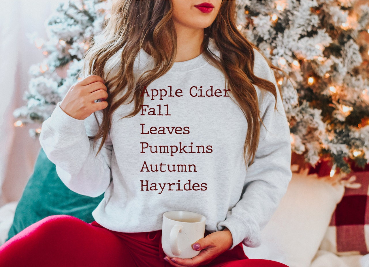 Apple Cider Fall Gildan Heavy Blend Sweatshirt