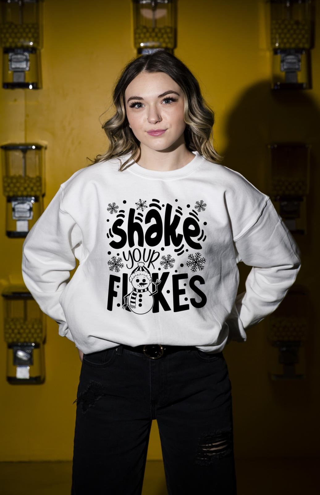 Shake Your Flakes Gildan Heavy Cotton Sweatshirt
