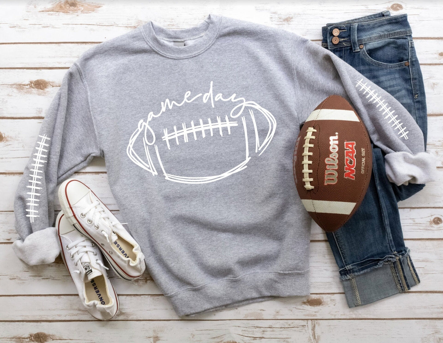 Football Game Day Heavy Blend Sweatshirt