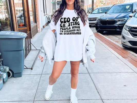 CEO of Ghosting People Bella Canvas T-shirt