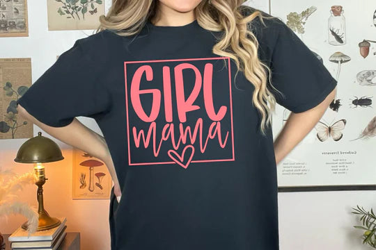Girl Mama Bella Canvas Black T-shirt