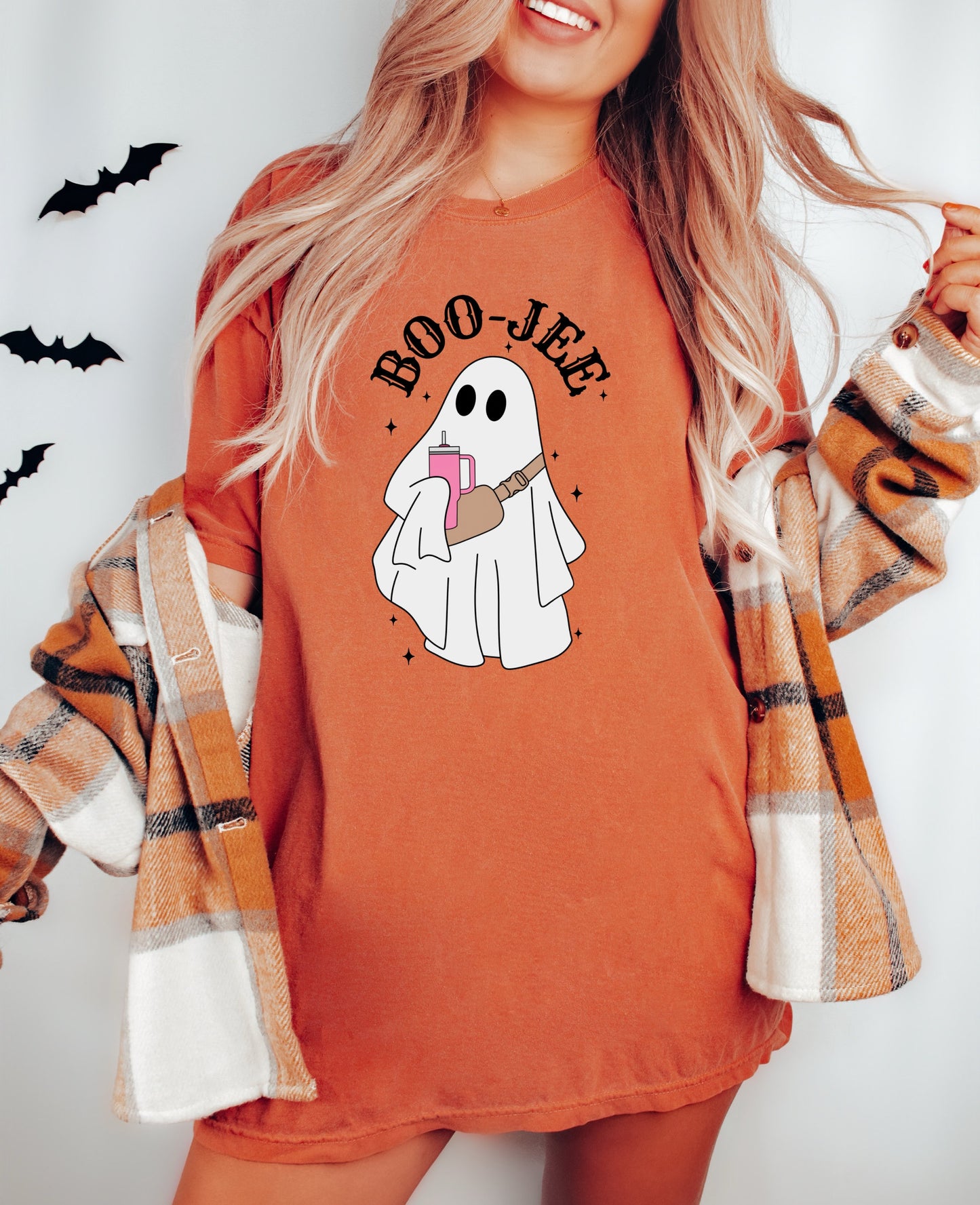Boo Jee Halloween GhostGildan Sweathshirt