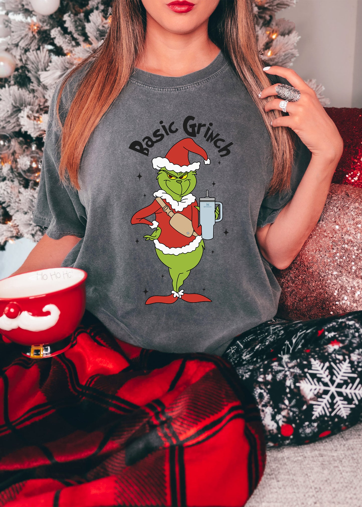 Christmas Basic Grinch Boojee Gildan Sweathshirt