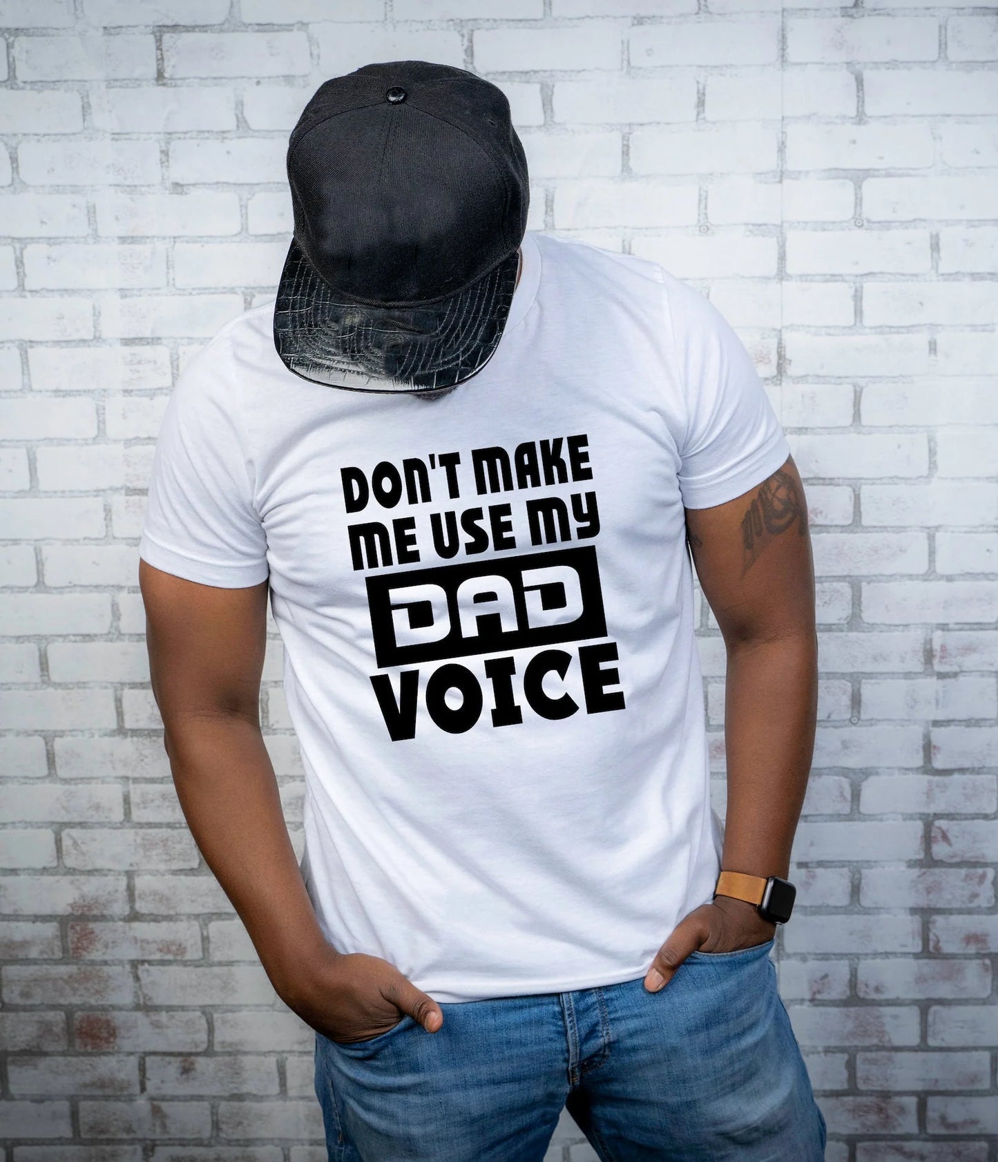 Don't Make me use my Dad Voice Gildan Soft Style T-Shirt