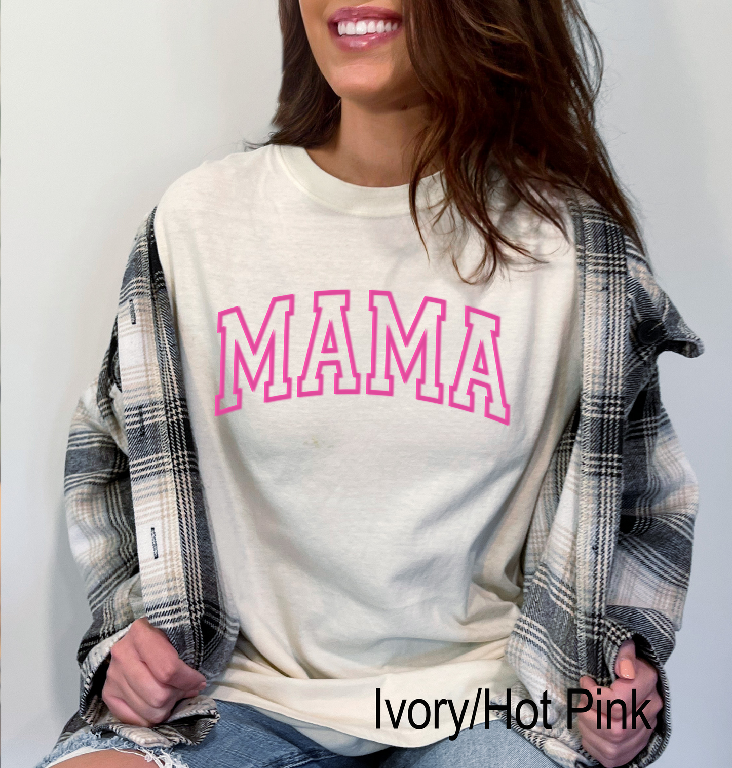 PUFF Mama Comfort Colors Ivory T-Shirt